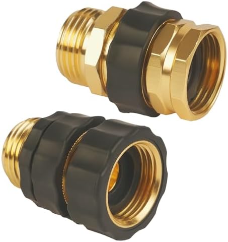 Garden Hose Quick Connect Fittings, Large Flow 3/4" Male and Female Adapter Quick Release Connector for Garden Hoses, Faucet, Sprinklers, Spray (10 pcs Set) - Image 6
