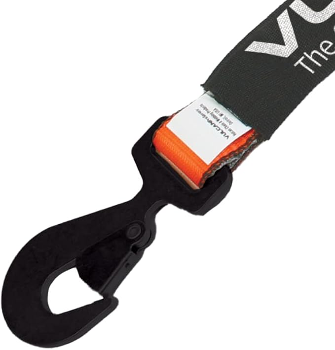 VULCAN Car Tie Down with Flat Snap Hook Ratchet - Snap Hook - 2 Inch x 96 Inch - 2 Pack - PROSeries - 3,300 Pound Safe Working Load