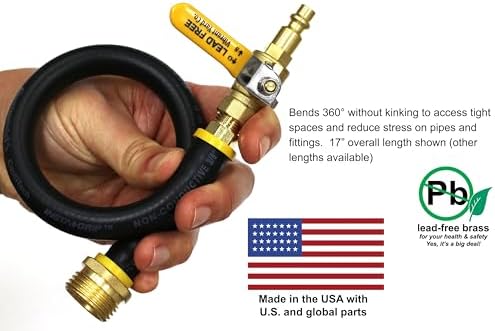 Vibrant Yard Co. LLC RV Winterize Blow Out Adapter with Valve, 17 in - Image 4
