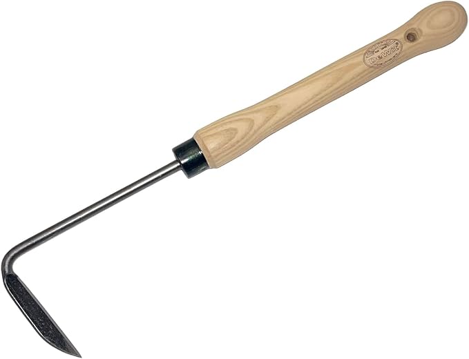 DeWit Weeder with Mid-Size Handle, Lightweight & Durable Garden Tool with Comfortable Grip
