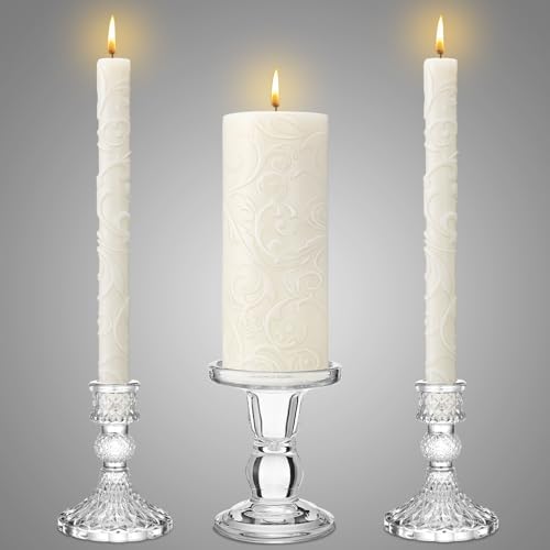 Irenare Unity Candles for Wedding Ceremony with Holder,Delicate by Irenare