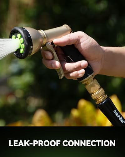 RainPoint Garden Hose Quick Connectors, Heavy Duty Solid Brass 3/4 Inch GHT, Universal Leak-Proof Fittings for Easy Water Hose Connection (2 Sets) - Image 6