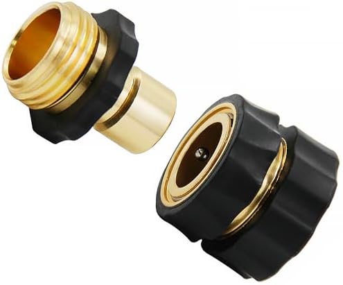Lifynste 3/4 Inch Garden Hose Quick Connector Fittings, Easy Connector Fitting, Male and Female Set, (4) - Image 3