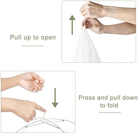 Onarway 6 Pack Food Covers 17 Inch Pop-Up Encrypted Mesh Plate Serving Tent - Image 5