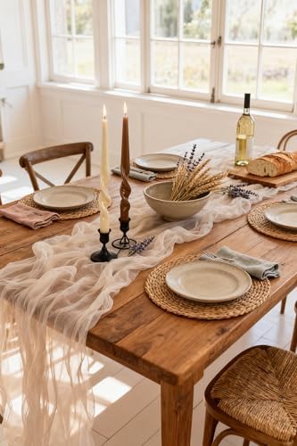 Twisted Taper Candles, 6 Pack 9.5 Inch Brown Beige Two Tone Spiral Design Decorative Set for Thanksgiving, Wedding Table Decor and Home Styling - Image 7