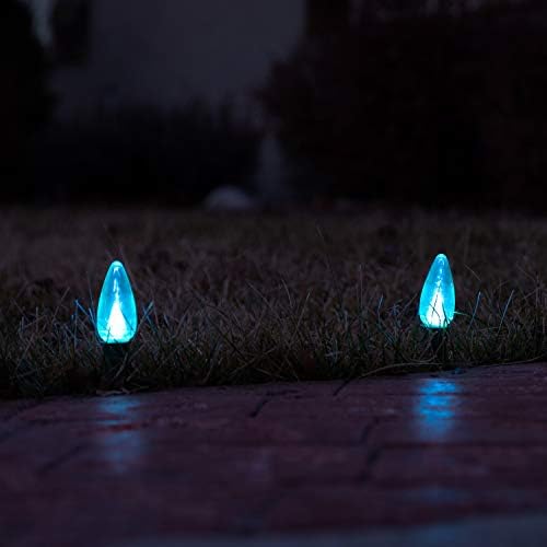 Holiday Lighting Outlet Christmas Light Stakes | Universal 5-Inch Outdoor Light Stakes for C9 or C7 Light Sockets | Improved Break-Resistant Design | for Use On Lawn or Pathway | Pack of 25 - Image 7