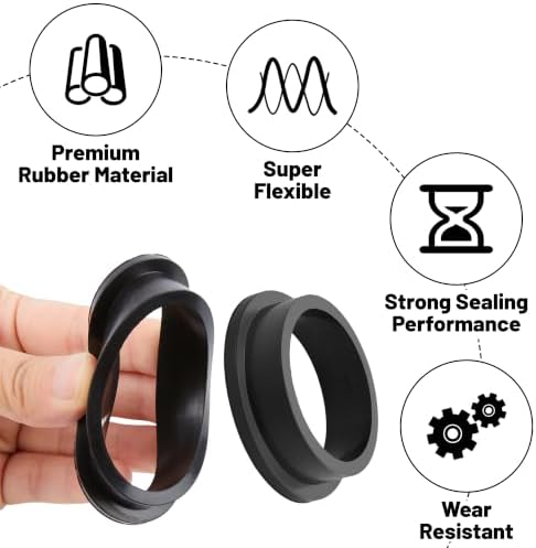 6 Pack 11228 L-Shape O-Ring Gasket Replacement Compatible with Intex Sand Filter Pumps Motor