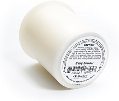 Baby Powder Soy Votive Candles - Scented with Natural Fragrance Oils - 6 White Natural Votive Candle Refills - Fresh & Clean Collection - Image 4