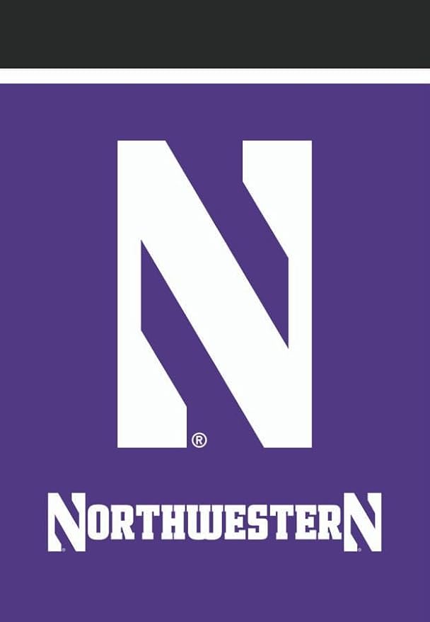Northwestern University NCAA House Flag 28" x 40" Briarwood Lane