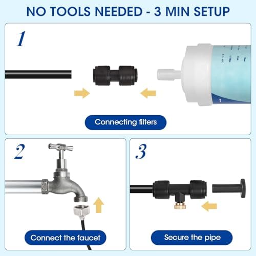 26FT Misters for Outside Patio – Outdoor Misting Cooling System with 20 Brass Nozzles, 3/4" Adapter & Water Filter, Upgraded Pre-Assembled, Large Area Cooling for Garden, Patio, Pool, Backyard