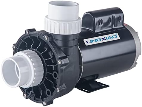 4HP Hot Tub Pump - 2 Speed LX SPA Pump Motor 230V, Connect to 2.5" Port, Super Flow Rate 267GPM (Mode: 56WUA400a-II)