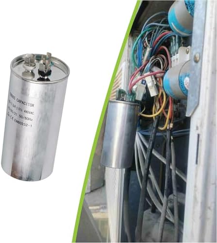 473731Z Heat Pump Dual Run Capacitor 80+7.5 uF 440V AC 50/60Hz | Replacement Capacitor Compatible with Pentair UltraTemp Pool Spa Heat Pump,Heat Resistant and Easy Installation
