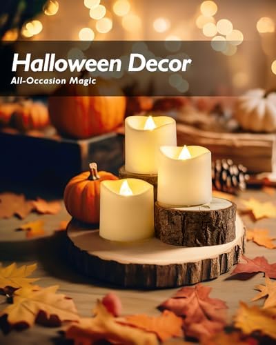 Homemory 6H Timer White Flameless LED Votive Tealights, 12 Pack - Image 2
