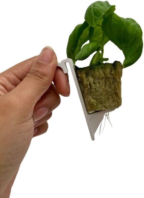 Vertical Growing Clip, White, Small, 30 Count, UV Resistant