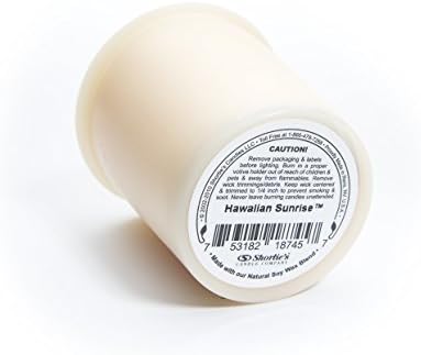 Hawaiian Sunrise Soy Votive Candles - Scented with Natural Fragrance Oils - 6 Orange Natural Votive Candle Refills - Fresh & Clean Collection - Image 4