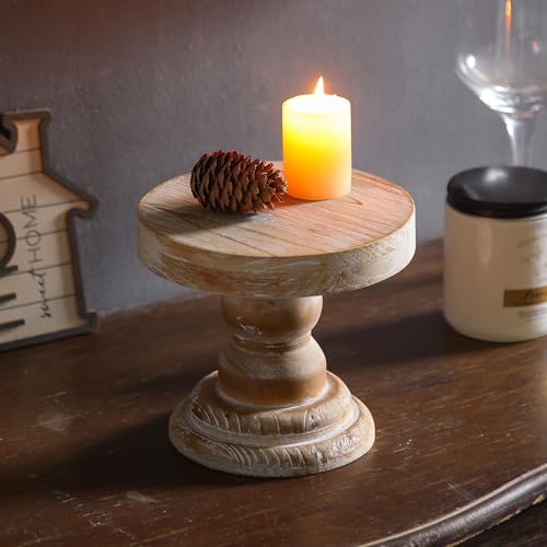 SOFE Farmhouse Wood Risers Display Stands, 5 Inches Tall Display Pedestal - Image 5