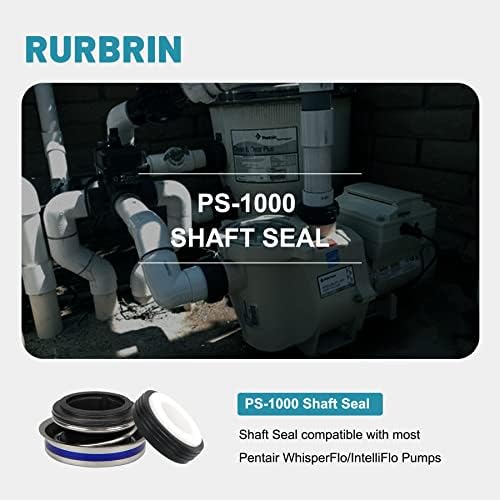 (2 PC) PS-1000 5/8" Shaft Seal Replacement for Pentair WhisperFlo/IntelliFlo Ultraflow Pumps, Replace Part AS-1000 U109-136SS