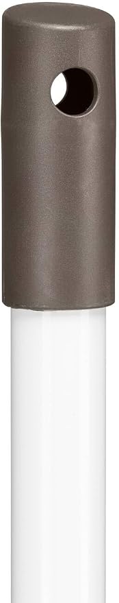 Fiskars Light Broom, Terrace Broom for Smooth Surfaces, with Soft Handle, Length: 1.6 m, Light, White/Black, 1025927