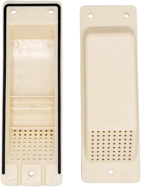 Mytee Products Shipping Container Air Vent - Cross Flow Ventilation for Shipping Container - ABS Plastic Air Vent with Rubber Seal & Water Protection - Shipping Containers Accessories (Tan)