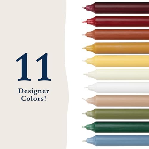 Northern Lights Candles - 10" 12pk Tapers - Terra Cotta - 76591 - Image 3