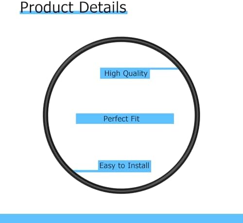 SPX1500P Pool Pump O-Ring Compatible with Hayward Above Ground Pump Strainer Cover Gasket for PowerFlo O Rings Replacement for TurboFlo with 5 Grams Grease, 3 Pack