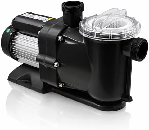 Half Off Ponds 2,000 GPH Pool and Garden Pond Pump, 1/3 HP | Energy-efficient 1/3 HP pump, 2000 GPH, quiet heavy-duty motor, thermal protection, includes oversized basket