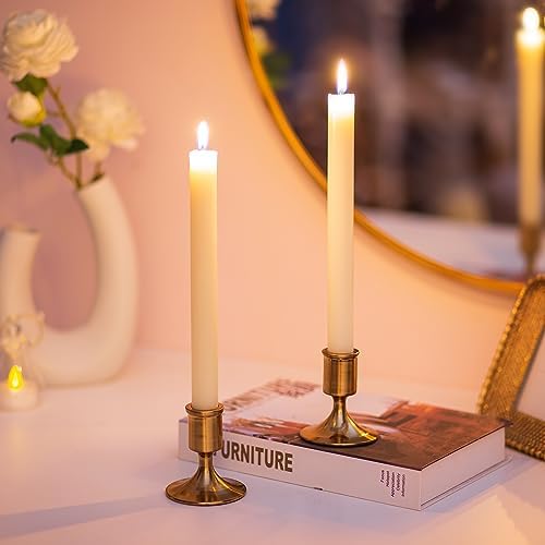 Sziqiqi Gold Candlestick Candle Holders Set of 2 - Image 2