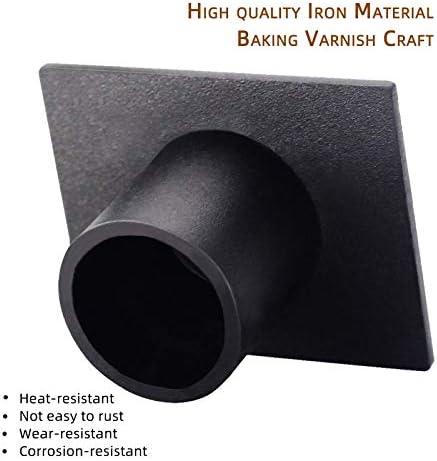 4Pcs Black Retro Candle Holders, Candlestick Holder - Image 2