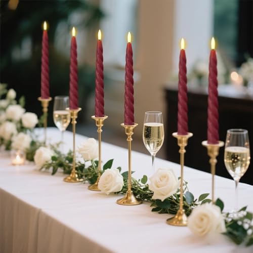 Wondise Flameless Taper Candles with Remote Timer - Image 6