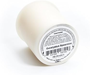 Eucalyptus Spearmint Soy Votive Candles - Scented with Essential & Natural Oils - 6 White Natural Votive Candle Refills - Fresh & Clean Collection - Image 4