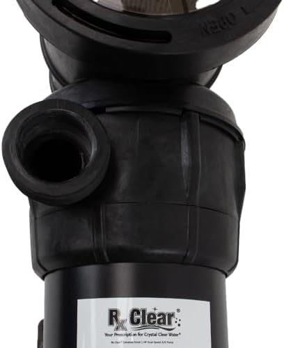 Rx Clear Extreme Force High Performance | Dual Speed | 6-Foot Cord Included | Pool Pump for Above Ground Swimming Pools | Dual Speed | 1.5 HP Pump | 115V 9 Amps | Economically Smart Choice