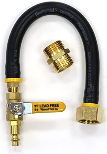 Vibrant Yard Co. LLC Sprinkler Winterize Adapter with Valve, 14 in by Unknown