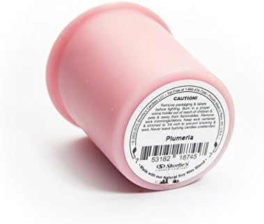 Pure Plumeria Soy Votive Candles - Scented with Natural Fragrance Oils - 6 Pink Natural Votive Candle Refills - Flower & Floral Collection - Image 4