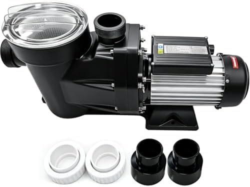 2.5HP Swimming Pool Pump Motor Above Ground Swimming Pool Powerful Self Primming Pool Pump 148 GPM/1850W Filter Pump w/Strainer Basket and Drain Plug