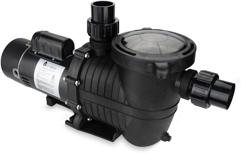 Pureline 1 HP Pure Flow Pump, Inground Pool, Single Speed, 115-230 Volt