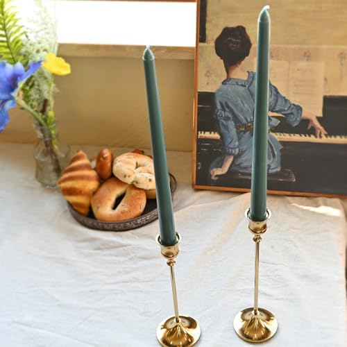 Candlestick Holders Gold, 12 Packs Taper Candle Holder for Candlesticks, Candle Sticks Holder Decor for Home Decor - Image 2