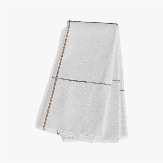 Outer Insect-Repellent Throw Blanket with Bug Shield Technology,Lightweight Outdoor Blanket for Backyard,Picnic,Camping,and Beach,Swan White Windowpane Plaid,50" W x 60"