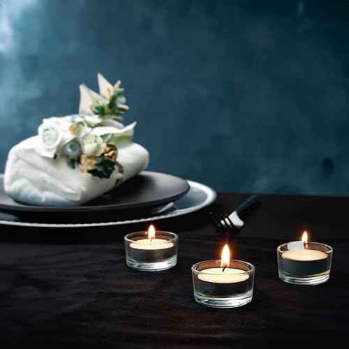 WGV Tea Light Votive Candle Holder 2x1.2 H, Clear Stubby Utility Cylinder Glass, Small Home Accent Decor, 96 Pieces - Image 6