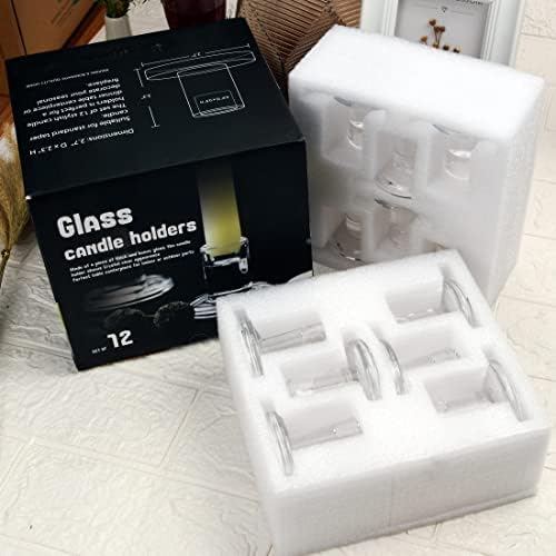 4PCS Clear Glass Taper Candle Holders, Crystal Candlesticks, Dining Decor - Image 7