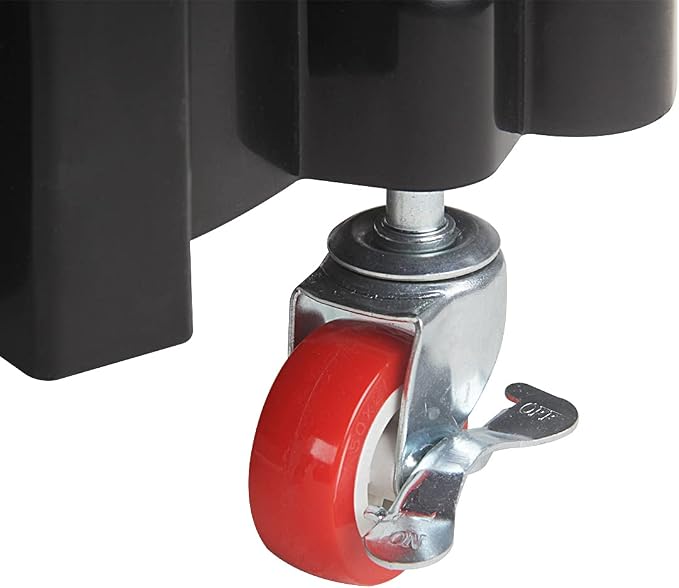 LCGP Bucket Dolly 5 Gallon Car Wash Professional Detailing Bucket Dolly with Heavy Duty Wheel Casters, Black