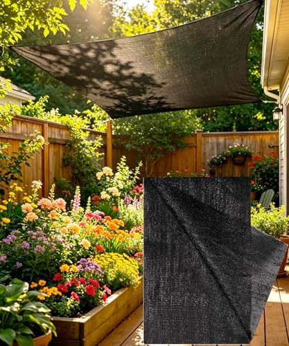 90% Sun Shade Cloth, Heavy Duty Frost Shield & Windbreak, 6.5x20 FT by eshare