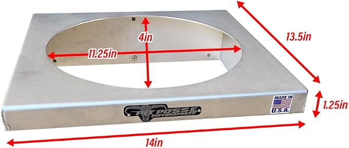 Pit Posse PP3352 5 Gallon Bucket Holder Rack Stand - Made in USA - Bucket Storage Mount for Garage, Enclosed Race Trailer, Automotive Work Shop, Snowmobile - Fits Yeti or Standard 5 Gal Buckets