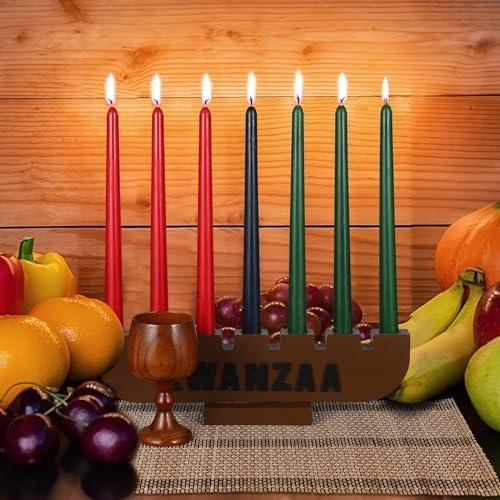 DERTE 10 Pieces Kwanzaa Kinara Candles Set Kwanzaa Celebration Decoration - Image 5