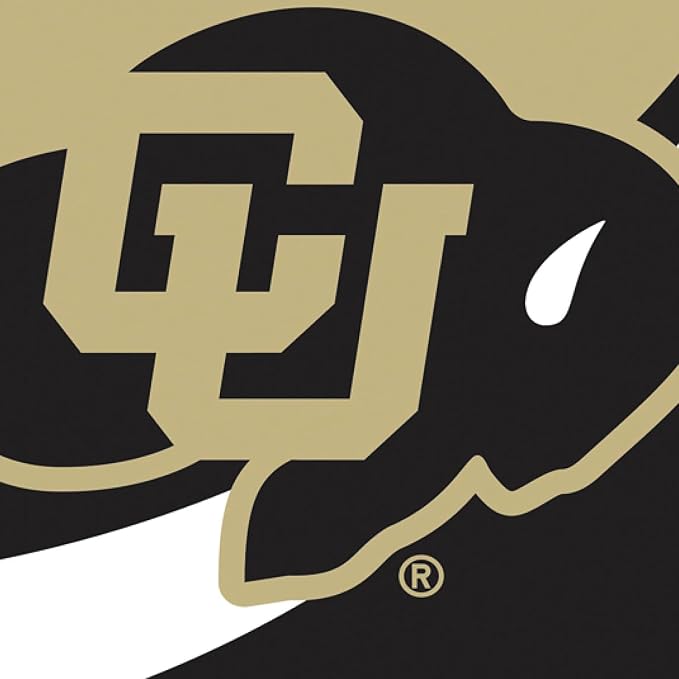 NCAA University of Colorado House Flag, 28 x 44, Double Sided Garden Flags for Outside, Outdoor College Flags & Banners for Gardens Patio, Indoor Wall Decor Flag for Room