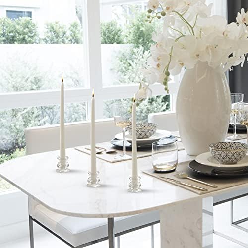 IYOUYA Clear Glass Candlestick Holders 24PCS, 2.1" H Taper Candle Holders Bulk for Pillar Candles, Taper Candles, Glass Candle Holders for Wedding, Party&Festival - Image 6