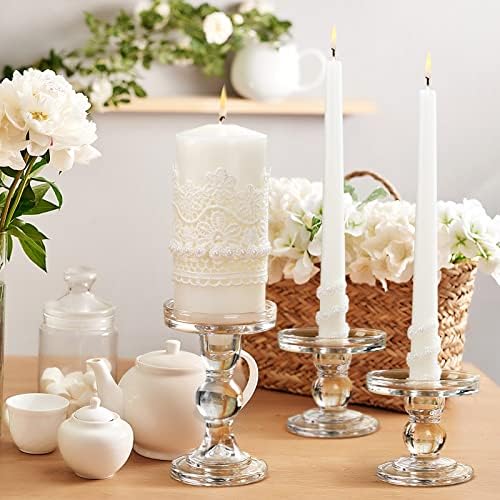 Irenare Unity Candles for Wedding Ceremony with Holder,Classic Style - Image 5