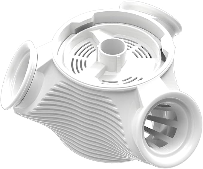 3-Way Module for Hydroploot Indoor Desktop Hydroponics Tower System, with 3 Pods and Diffuser, Expandable to 5 Modules, White