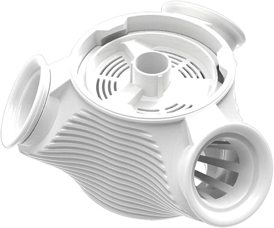3-Way Module for Hydroploot Indoor Desktop Hydroponics Tower System, with 3 Pods and Diffuser, Expandable to 5 Modules, White