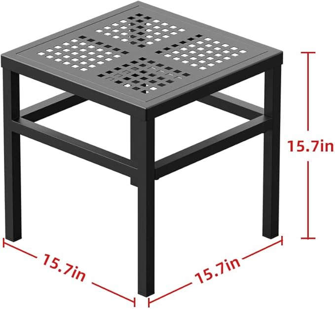 Plant Stand Aluminum Indoor &Outdoor Heavy Duty Rustproof | Indoor/Outdoor Extra-Sturdy Aluminum Plant Stand – Ideal for Patios, Gardens, Living Room Decoration