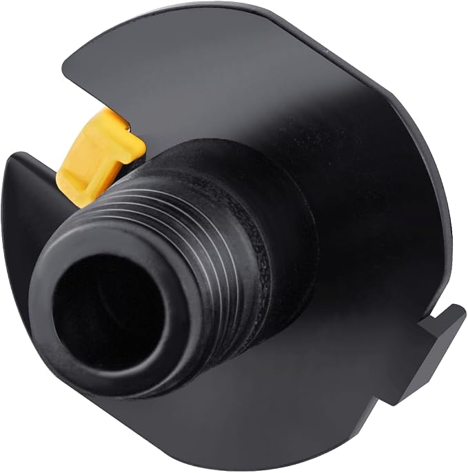 Hose Reel Connector with Yellow Retainer Clip Part Compatible with S-uncast Model Hose Reels (1)